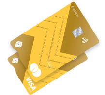 Tarjeta de Crédito Mastercard y Visa Gold
